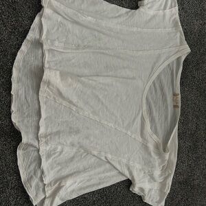 Altar'd State White Short Sleeve Top